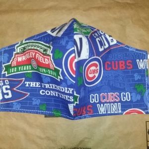 Chicago cubs face mask dome shaped